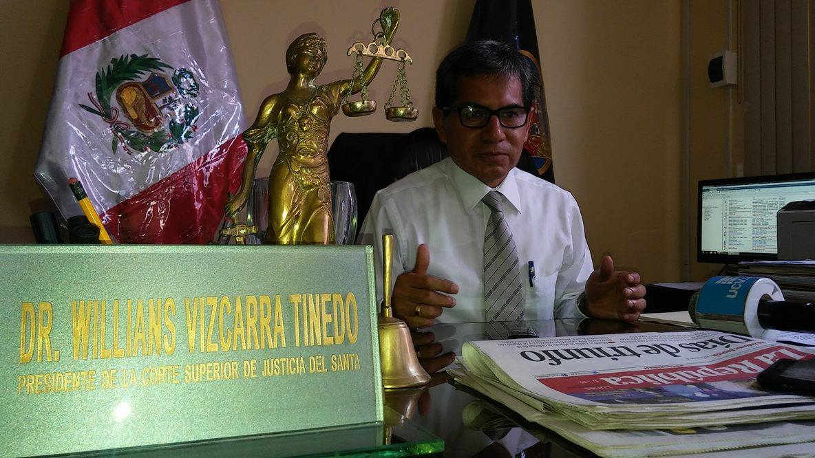 Presidente de la Corte del Santa espera creación de juzgado anticorrupción y crimen organizado