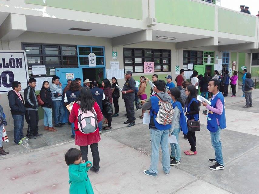 Voluntarios de Transparencia vigilaron votación en segunda vuelta en Chimbote