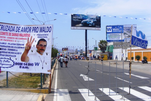 Iniciaron "Cruzadas de amor pro Waldo" que debe pagar 250 mil soles por delito de corrupción