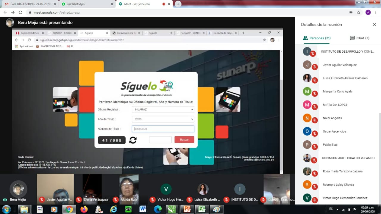 Sunarp capacitará a jueces de paz del distrito judicial del Santa