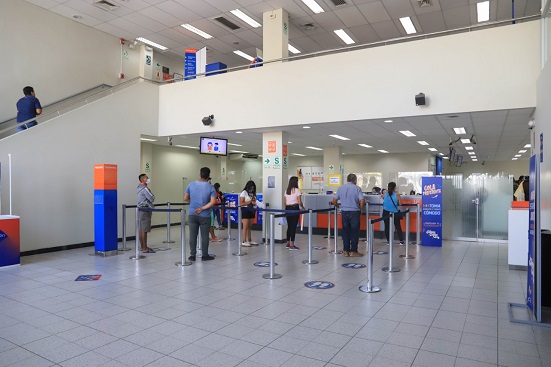 Inspeccionan entidades bancarias para reforzar protocolo de bioseguridad del covid-19