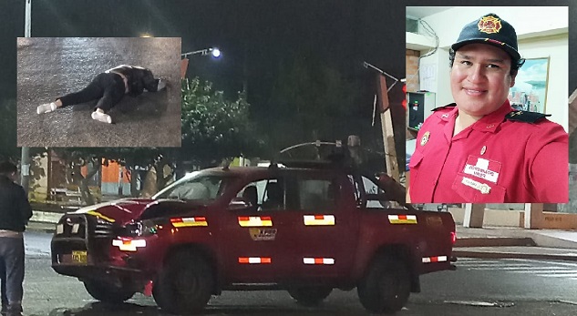 Joven bombero muere en fatal accidente de tránsito en el centro de Chimbote