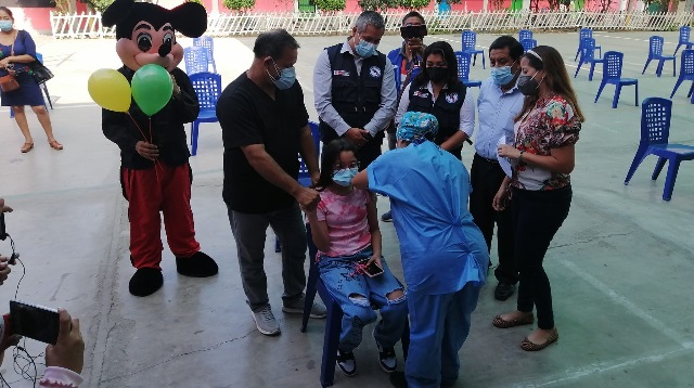 Red Norte inicia vacunación a niños de 10 a 11 años en Chimbote y otros distritos