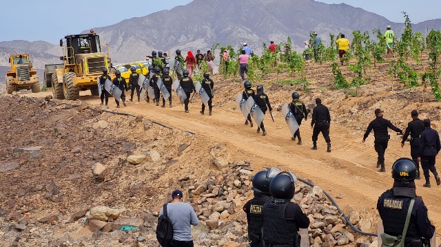 Chinecas recupera más de mil hectáreas de terreno invadido en Pampa Colorada
