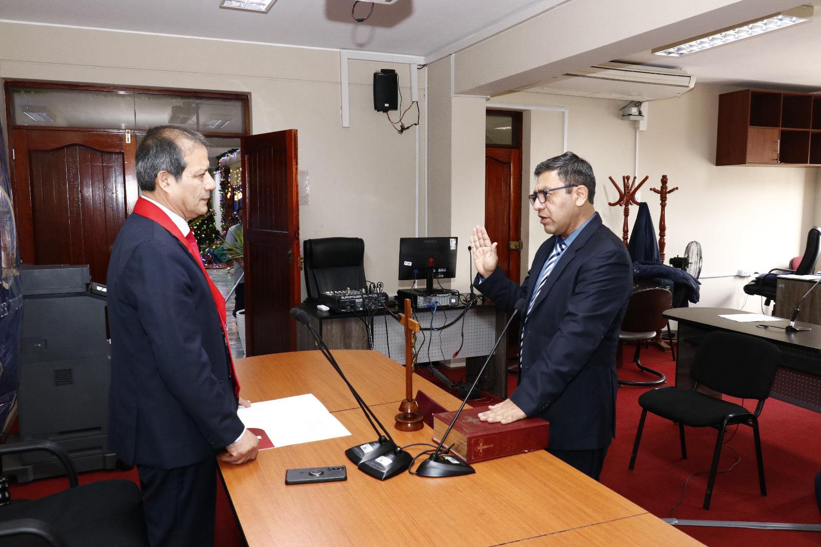 Magistrado Henry Díaz juramentó como juez titular del Juzgado Penal Unipersonal de Huarmey