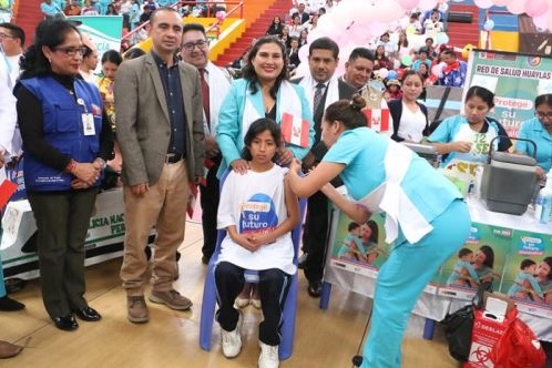 Áncash es una las regiones que mejor avanza en la vacunación del esquema regular