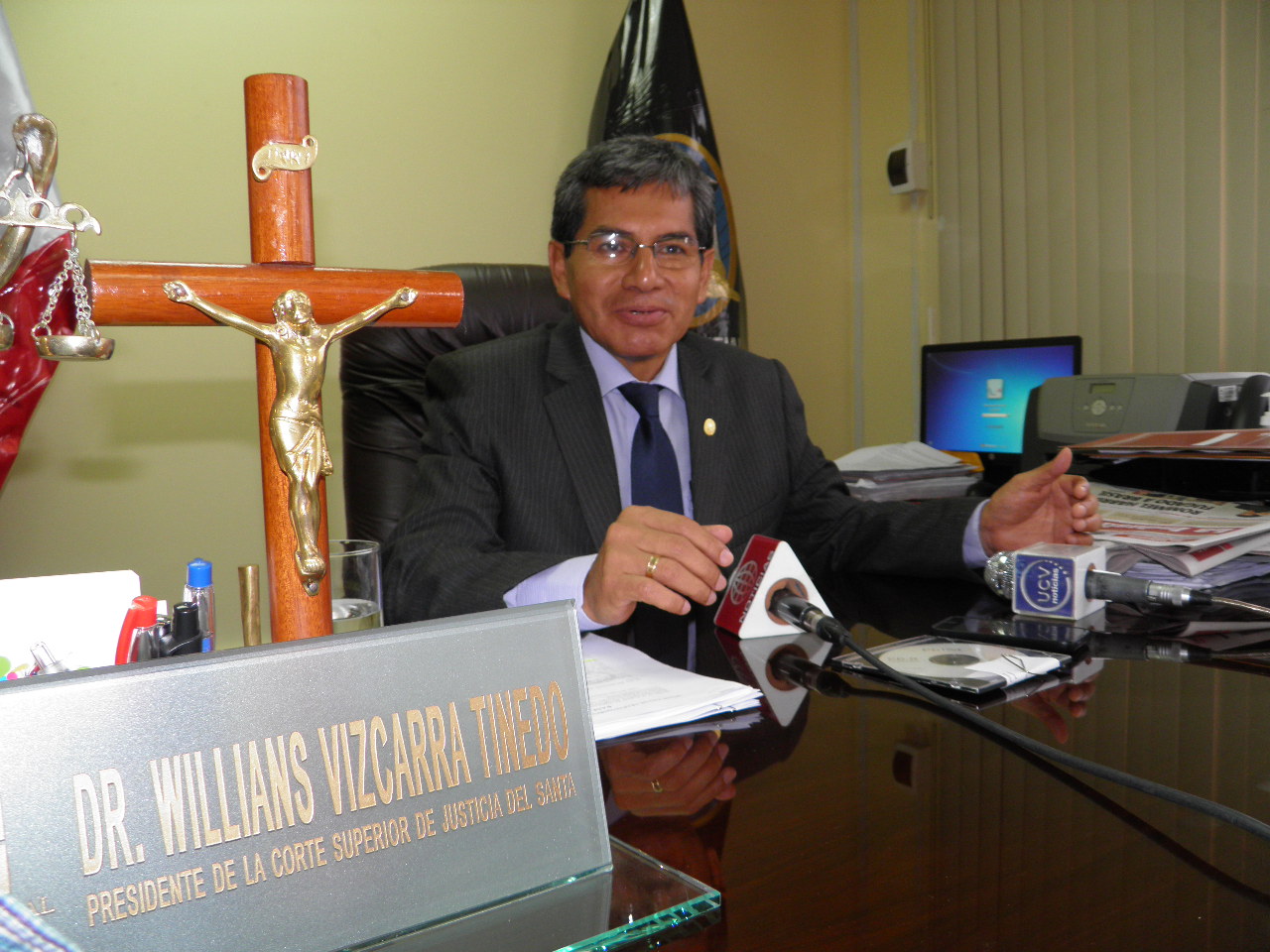 Presidente de la Corte del Santa respalda paro convocado por los trabajadores judiciales 