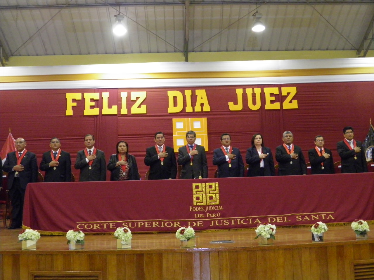 Presidente de la Corte del Santa exhorta a jueces atender principales problemas que aqueja a la población 