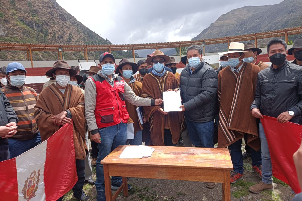 PCM: Comunidad de Aquia y minera Antamina firman acta para levantar protestas