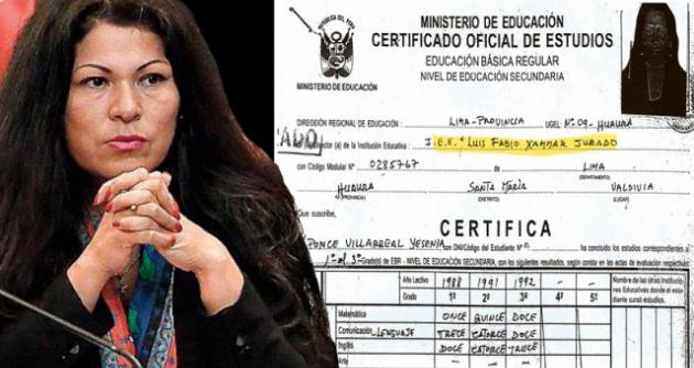 Se hizo oficial suspensión de congresista de Áncash Yesenia Ponce por 120 días