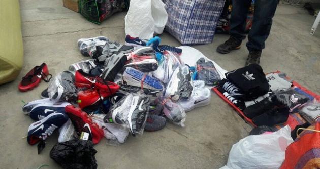 Chimbote: incautan zapatillas de contrabando valorizadas en más de 8 mil soles