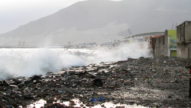 En un mes iniciarán trabajos de enrocado en zona costera de Chimbote