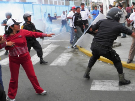 paro edil enfrentamientos