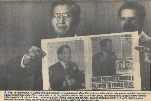 La primera canallada de Fujimori: el “Ojo” falso